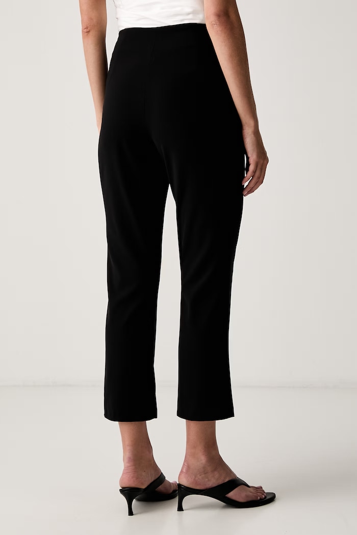 Odjeća Le Privé capri hlače za žene od viskoze YSEE CAPRI NOIR LP00772 crna