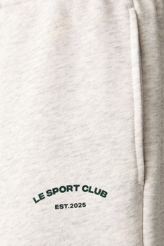 Le Privé donji dio trenirke za žene od pamuka VARSITY JOGGER siva LP00702
