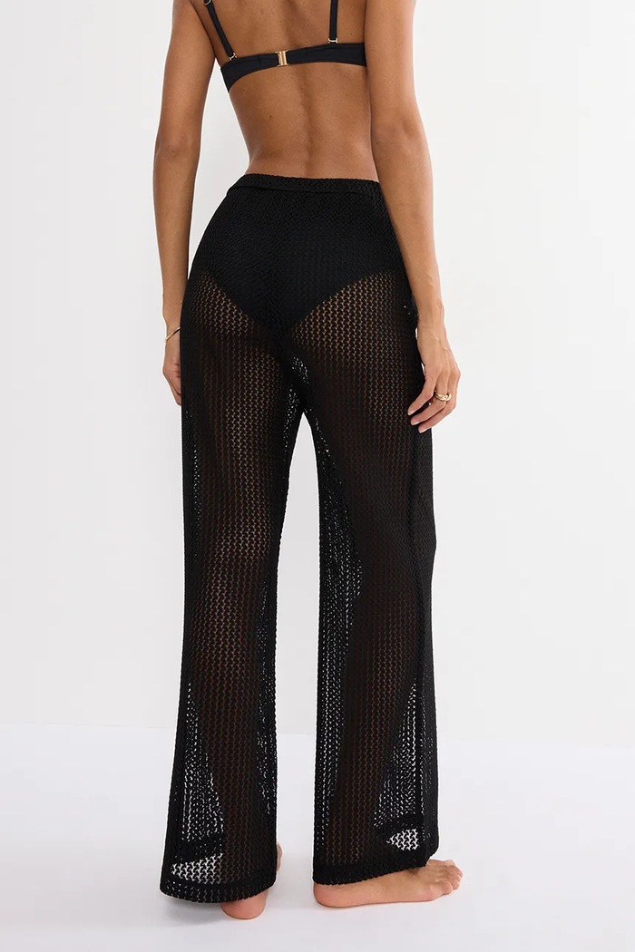Triumph spodnie plażowe damskie Beach MyWear 10226465 czarny SS26