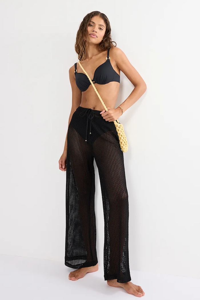 Odzież Triumph spodnie plażowe damskie Beach MyWear 10226465 czarny
