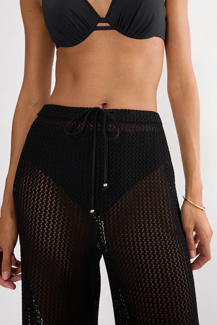Triumph spodnie plażowe damskie Beach MyWear czarny 10226465
