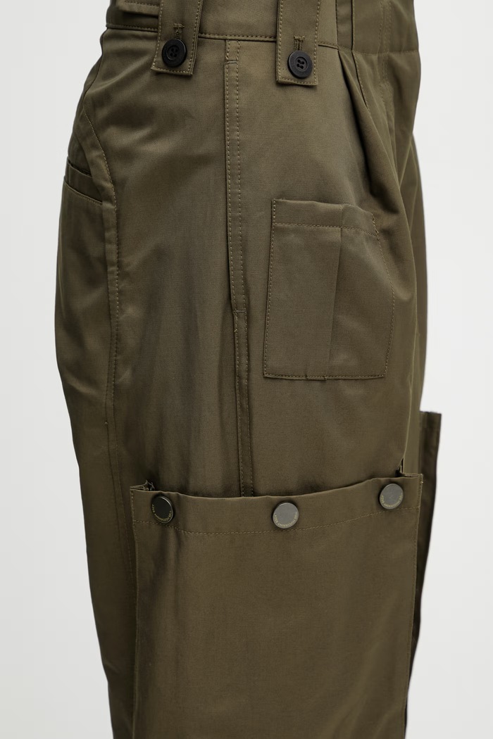 Andersson Bell Utility hlače cargo s pamukom za žene zelena apa895w
