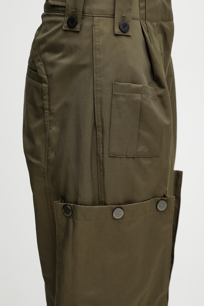 Andersson Bell Utility hlače cargo s pamukom za žene zelena apa895w