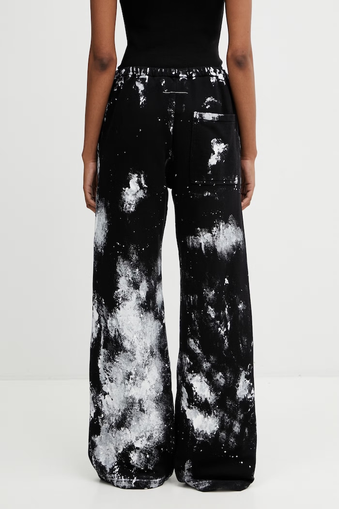 Clothing MM6 Maison Margiela sweatpants cotton Women's S62KB0263.M25014 black