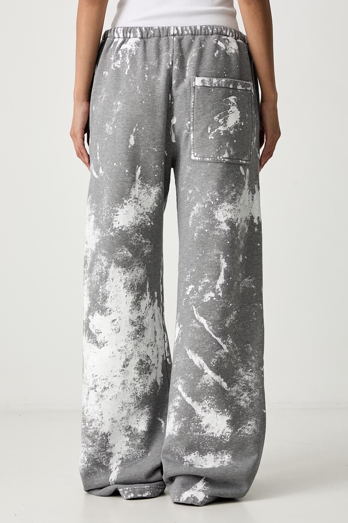 Odzież MM6 Maison Margiela spodnie dresowe damskie bawełniane S62KB0263.S25337 szary