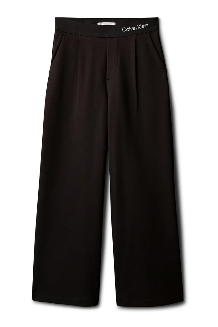 Dětské kalhoty Calvin Klein Jeans IG0IG03091.128.176.PPY2 černá SS26