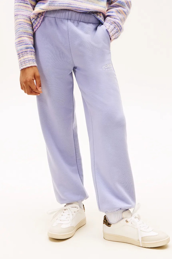 Tommy Hilfiger gyerek melegítőnadrág nyomtatásos lila KG0KG08981.116.122.PPY2