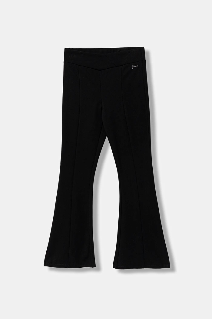 Детски панталон Guess трикотаж черен J6RB02.KCY62.PPY2
