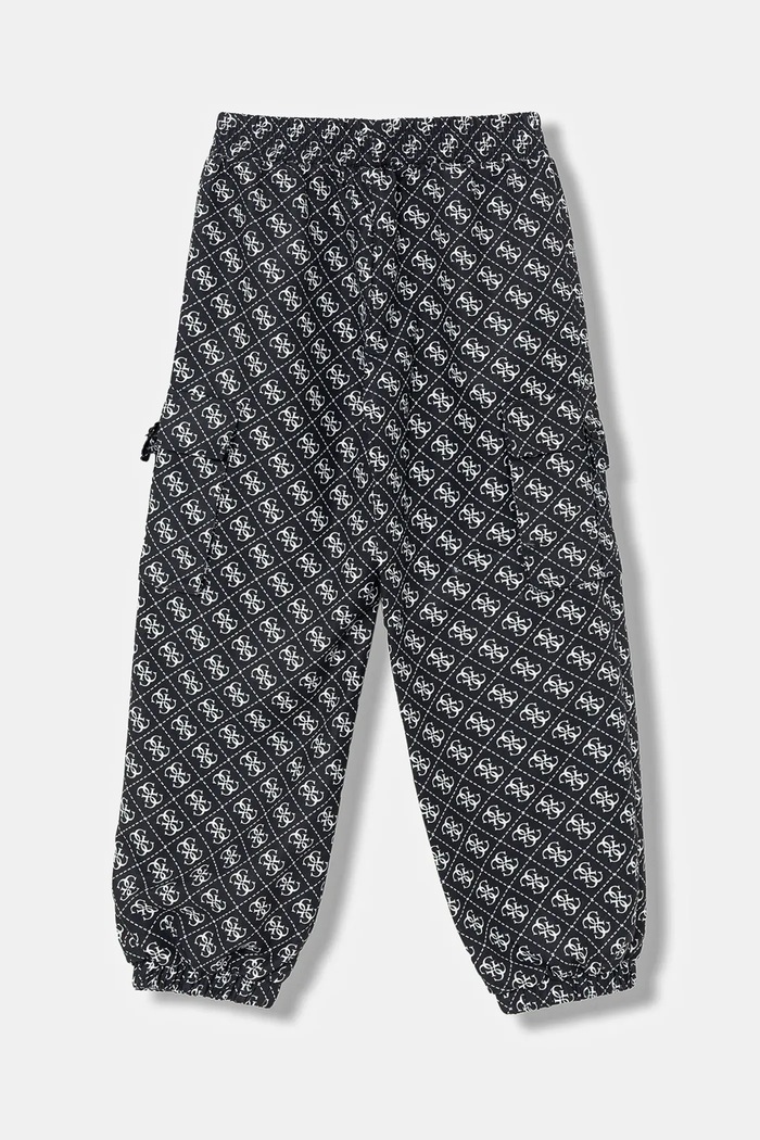 Dětské kalhoty Guess J6RB03.WH2K0.PPY2 černá SS26