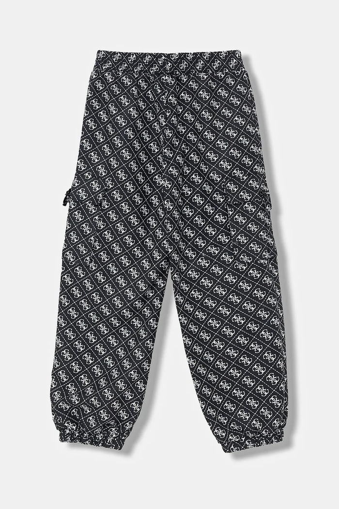 Dětské kalhoty Guess J6RB03.WH2K0.PPY2 černá SS26