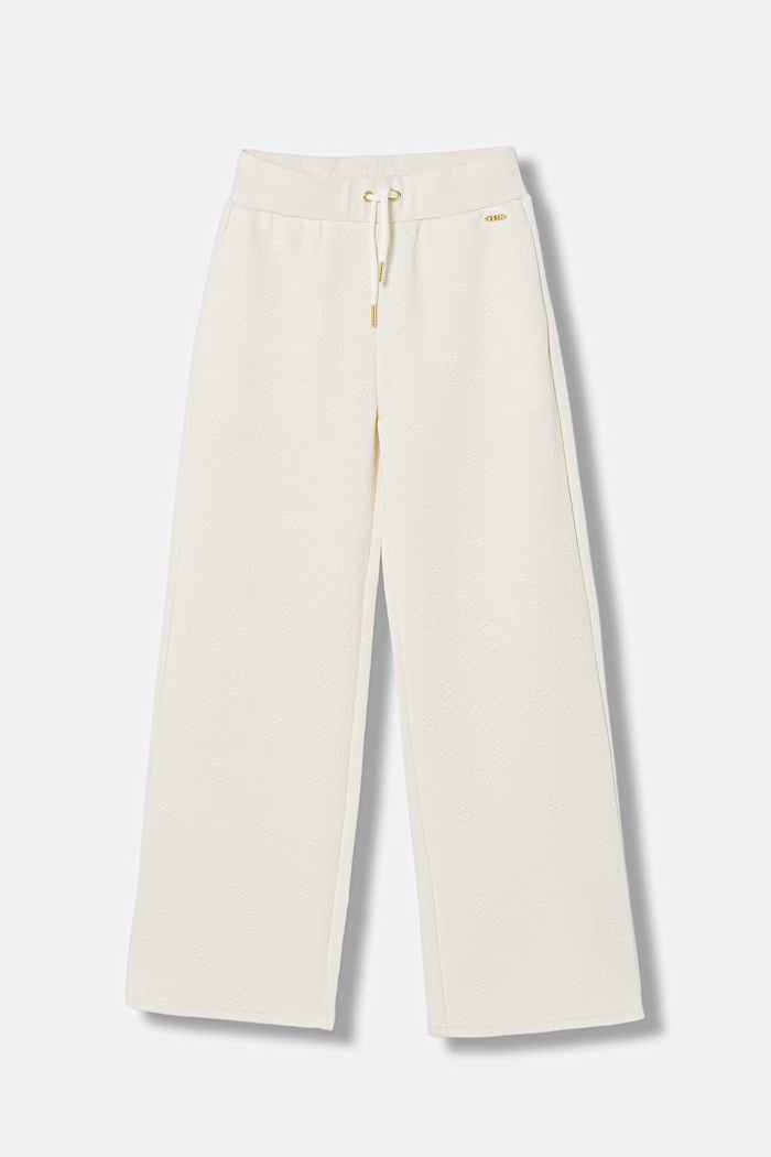 Detské tepláky Guess pletenina béžová J6RB18.KCHR2.PPY2