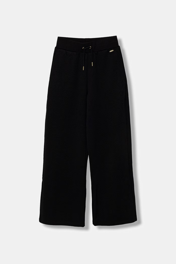 Detské tepláky Guess pletenina čierna J6RB18.KCHR2.PPY2