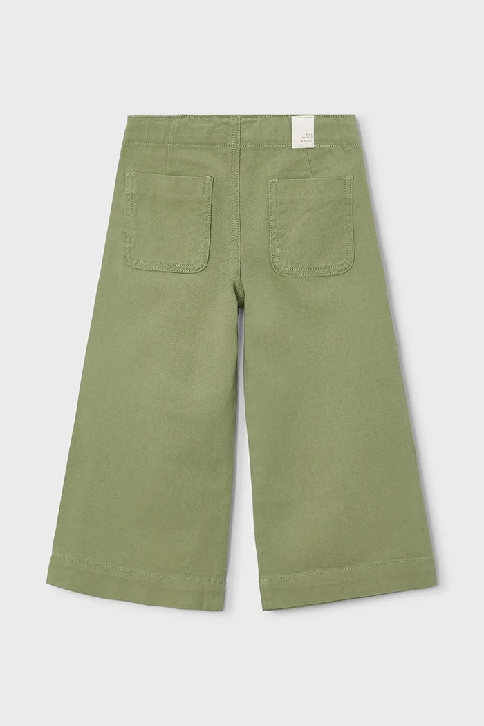 Mayoral pantaloni de bumbac pentru copii 3587.6F.Mini.PPY2 verde SS26