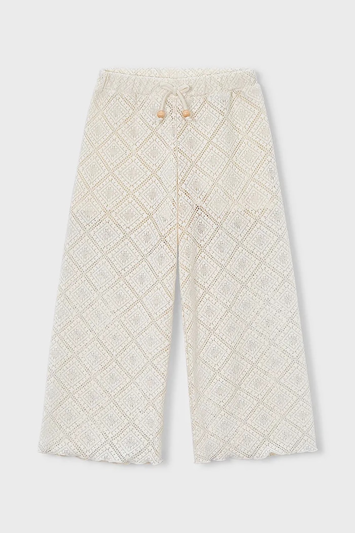 Дитячі штани Mayoral з еластаном бежевий 3591.6J.Mini.PPY2