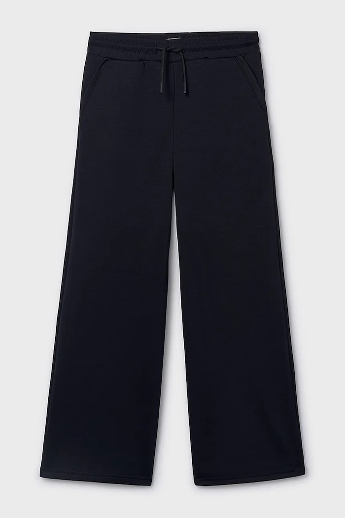 Mayoral pantaloni de trening pentru copii tricotaj negru 6555.8E.Junior.PPY2