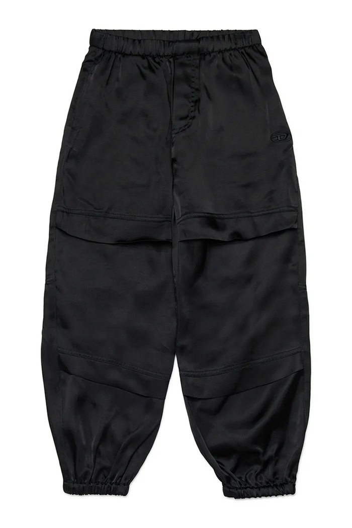 Diesel pantaloni joggers pentru copii, din vâscoză PSAFFER TROUSERS negru J02669.KXBMX