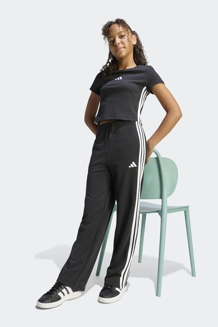 Дитячі спортивні штани adidas чорний JZ3689