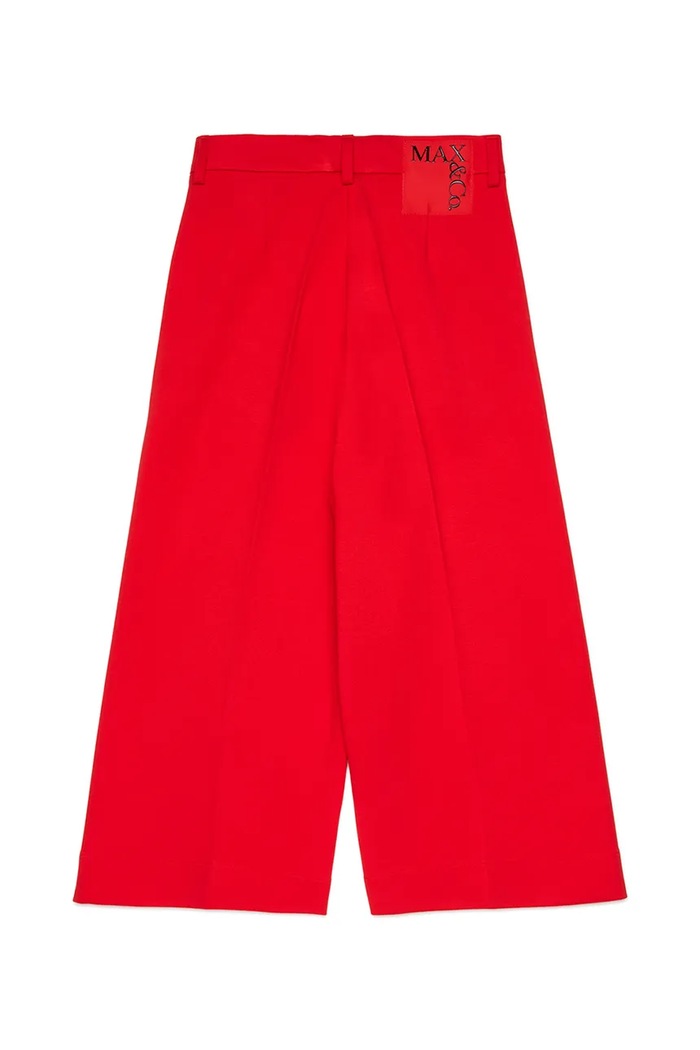 Fete MAX&Co. pantaloni copii MAXP48F TROUSERS MX0308.MX00K rosu