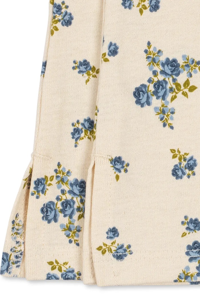 Konges Sløjd spodnie bawełniane dziecięce DREY SLIT PANTS GOTS beżowy KS104771.PPY2