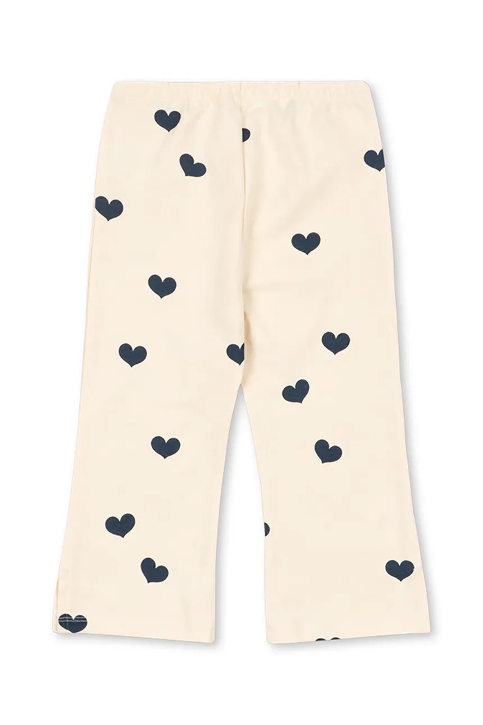 Konges Sløjd spodnie bawełniane dziecięce DREY SLIT PANTS GOTS KS104771.PPY2 różowy SS26