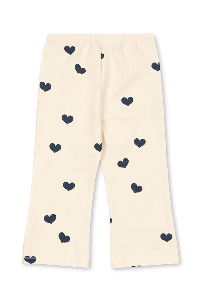 Konges Sløjd spodnie bawełniane dziecięce DREY SLIT PANTS GOTS KS104771.PPY2 różowy SS26