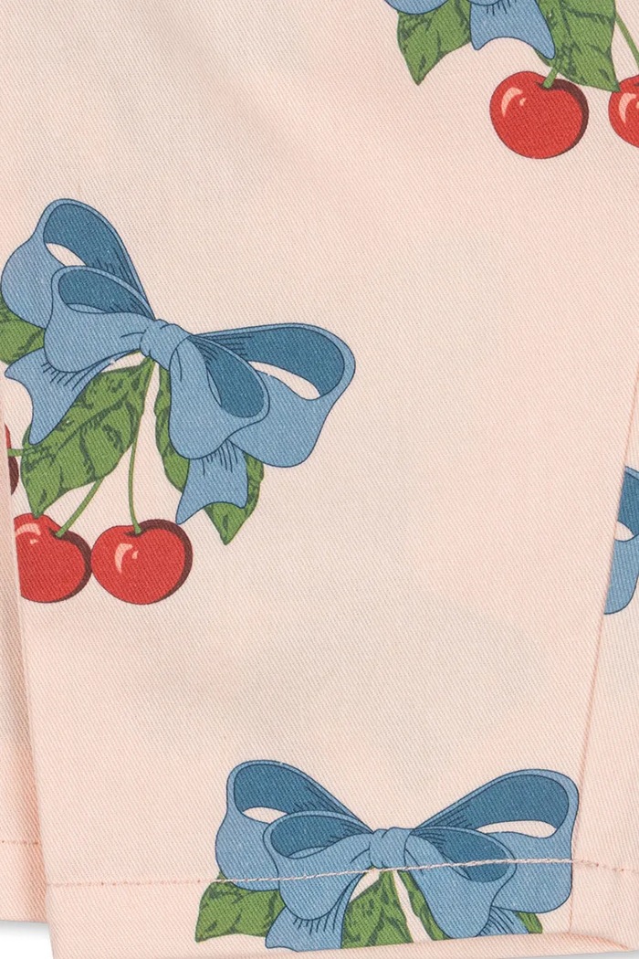 Konges Sløjd pantaloni de bumbac pentru copii FRANKIE PANTS GOTS roz KS104825.PPY2