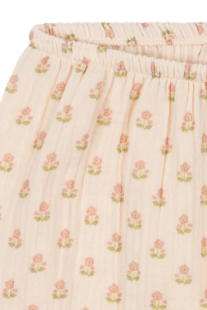 Dievča Detské bavlnené tepláky Konges Sløjd COCO PANTS GOTS KS104742.PPY2 béžová