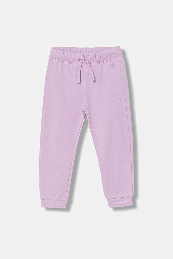 United Colors of Benetton nohavice jogger detské bavlnené bavlna fialová 3J70GF01N.P.Stagionale