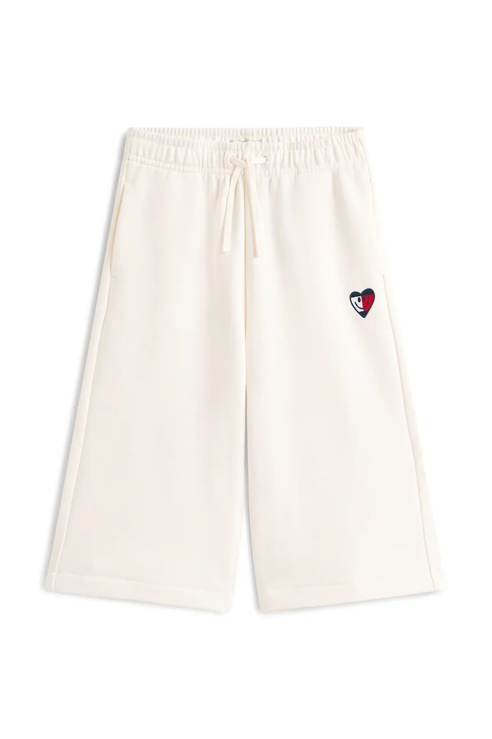 Tommy Hilfiger teplákové nohavice detské bavlnené KG0KG09244.98.122.PPY2 biela SS26