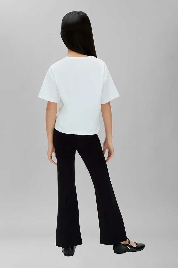 Calvin Klein Jeans Colanți copii din vâscoză negru LVCKSJC10G.128.176.PPY2