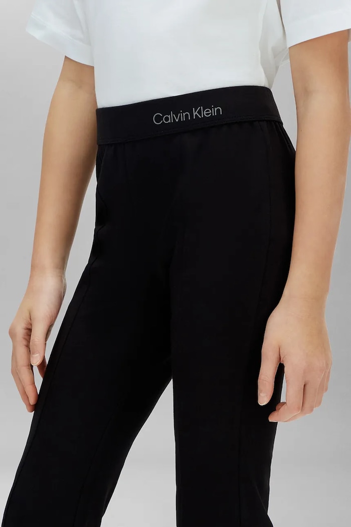 Calvin Klein Jeans Colanți copii din vâscoză LVCKSJC10G.128.176.PPY2 negru