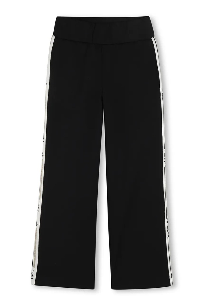 Detské tepláky Karl Lagerfeld Z31122.156.162 čierna SS26
