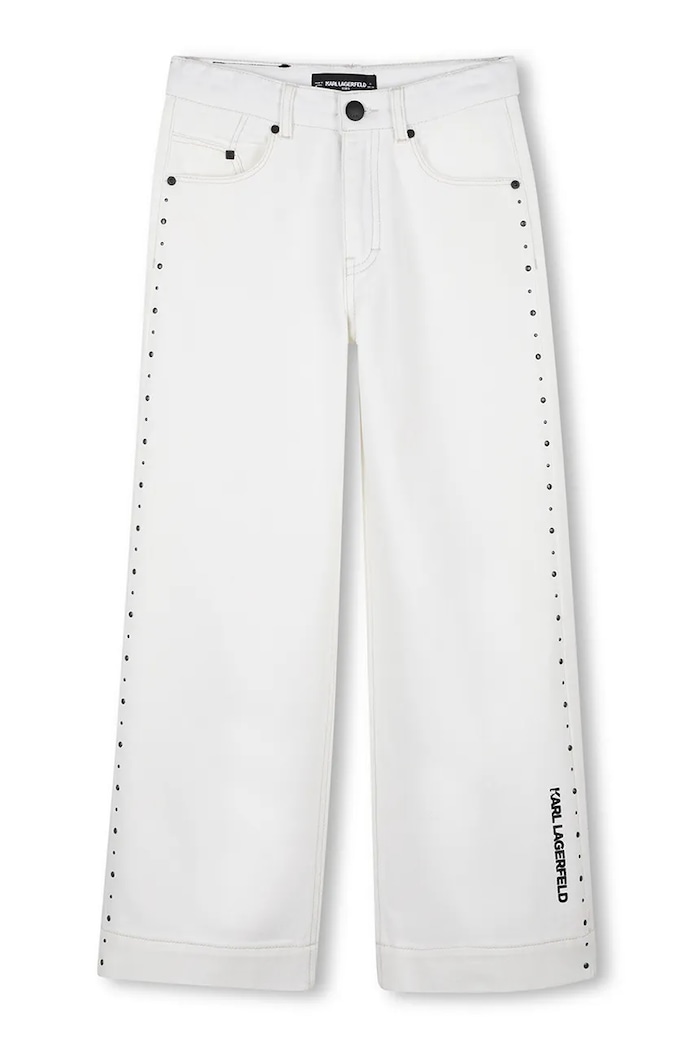 Karl Lagerfeld spodnie dziecięce Z31127.156.162 biały SS26