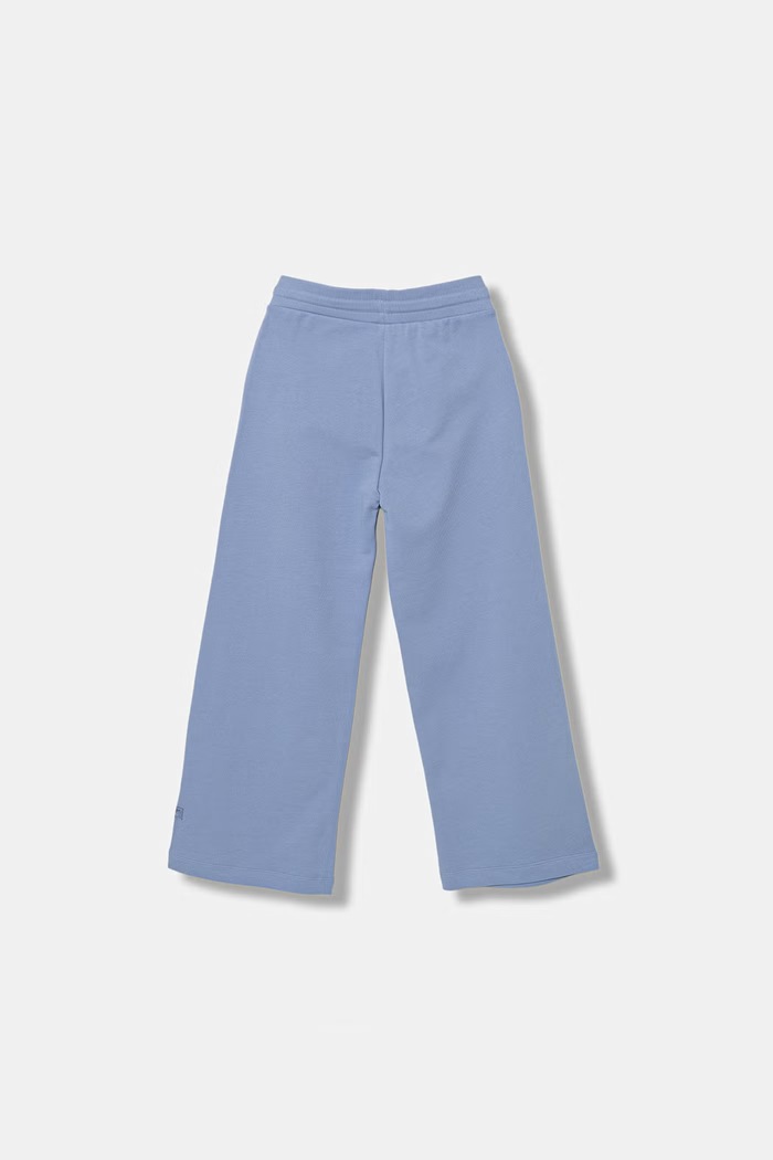 United Colors of Benetton nohavice wide leg detské bavlnené 3NBMCF06Y.G.Stagionale modrá SS26