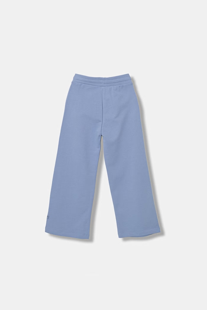 United Colors of Benetton nohavice wide leg detské bavlnené 3NBMCF06Y.G.Stagionale modrá SS26