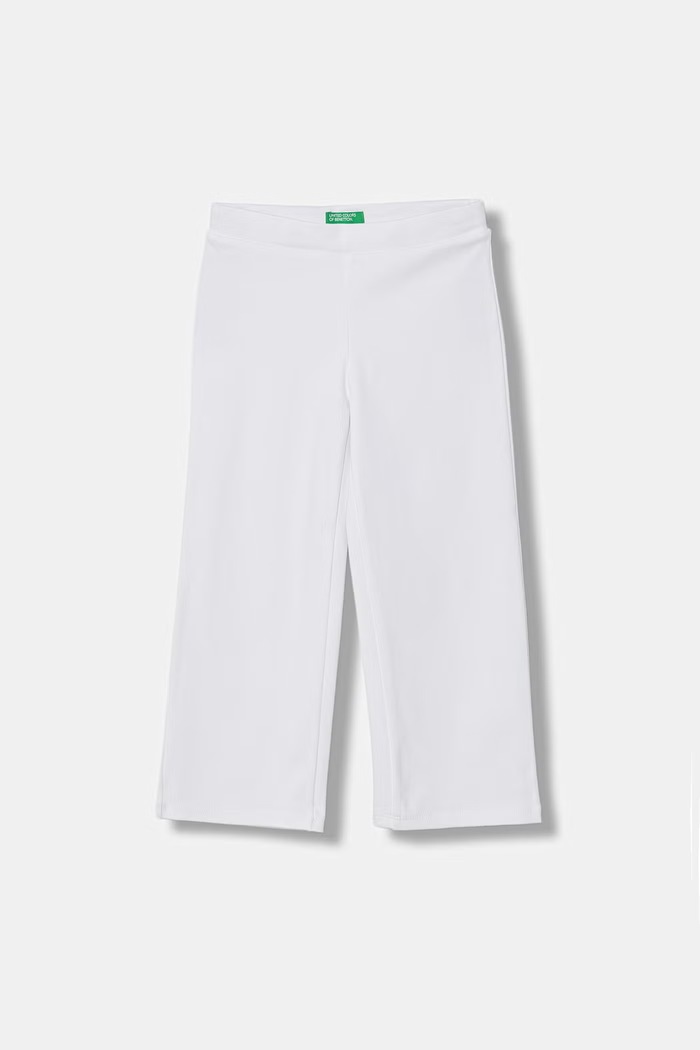 Detské teplákové nohavice United Colors of Benetton biela 46D6GF02M.P.Stagionale