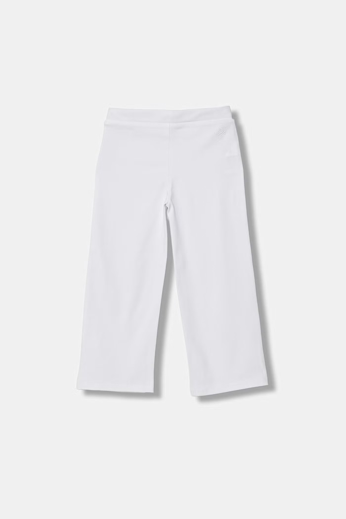 Detské teplákové nohavice United Colors of Benetton 46D6GF02M.P.Stagionale biela SS26