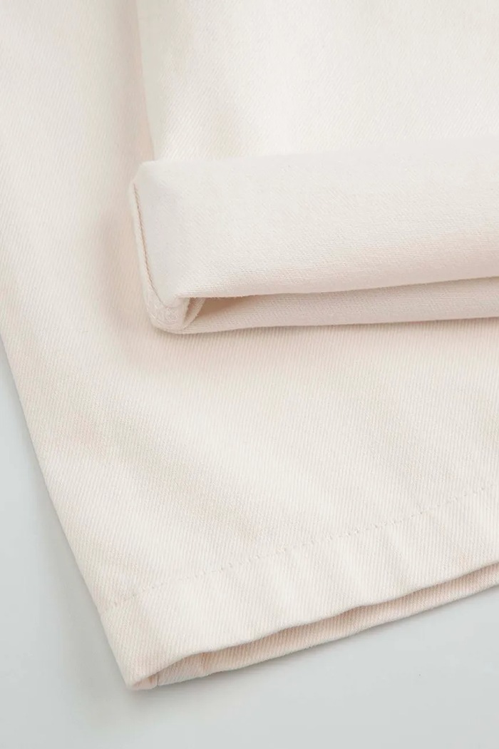 Coccodrillo spodnie wide leg dziecięce bawełniane beżowy WC6119102CTG