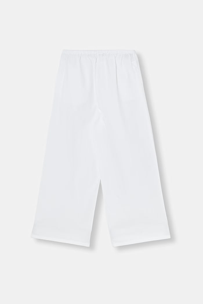 United Colors of Benetton nohavice detské bavlnené 4O8XCF05W.G.seasonal biela SS26