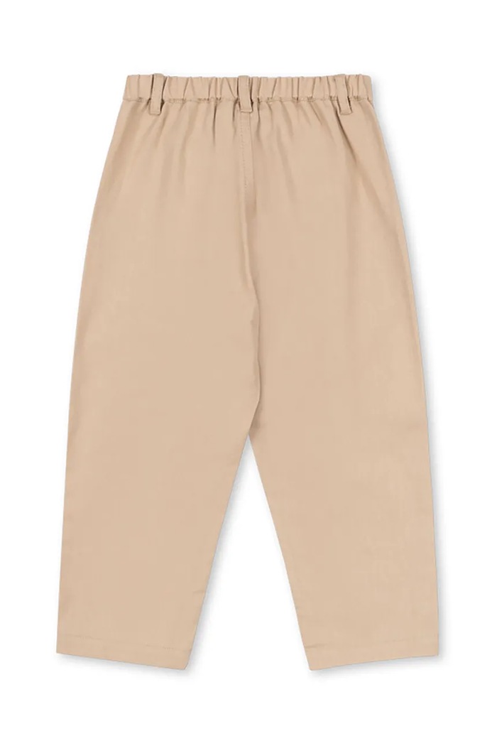 Detské bavlnené nohavice Konges Sløjd FRANKIE PANTS GOTS KS104301.PreSpring béžová SS26