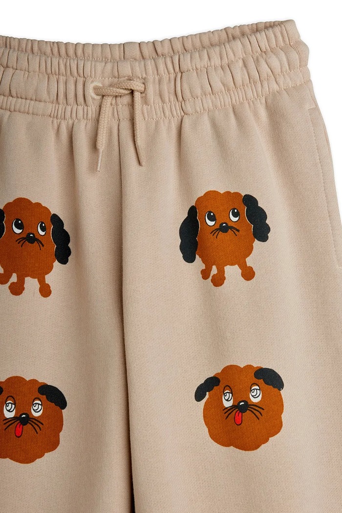 Mini Rodini spodnie dresowe bawełniane dziecięce Doggies szary 26130126