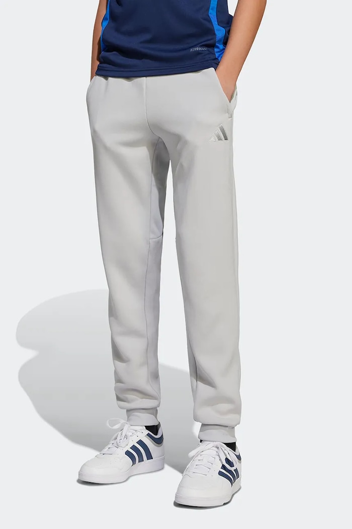 Detské tepláky adidas Performance sivá JC5128