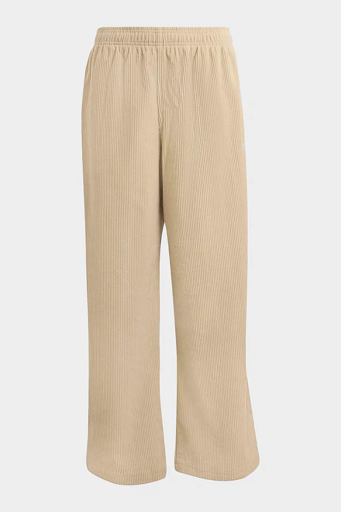 adidas Originals spodnie dresowe dziecięce KC7040 beżowy SS26