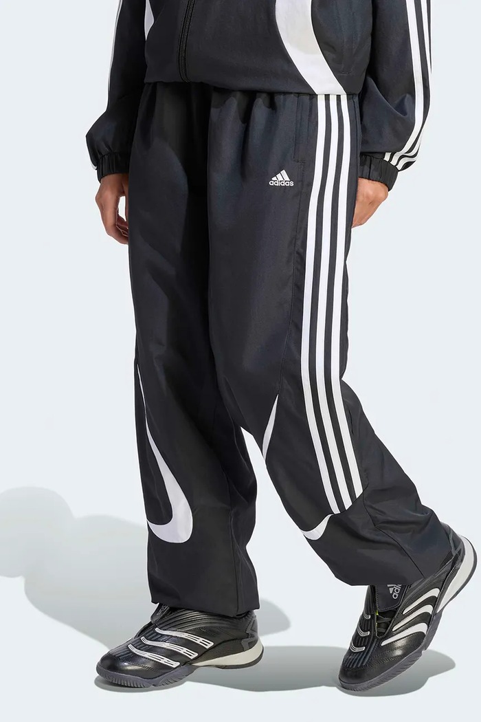 Detské tepláky adidas Originals látka čierna KC9561