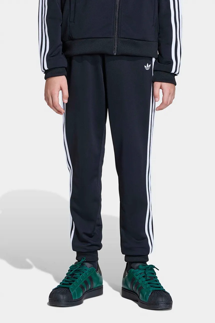adidas Originals spodnie dresowe dziecięce aplikacja czarny KE2862