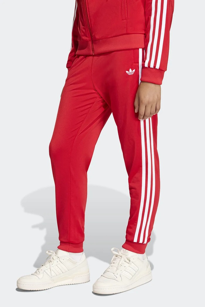Detské tepláky adidas Originals červená KE2861
