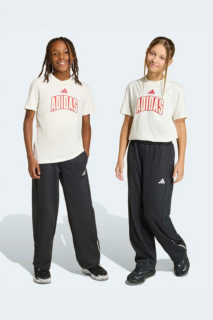 Detské tepláky adidas látka čierna KB2861