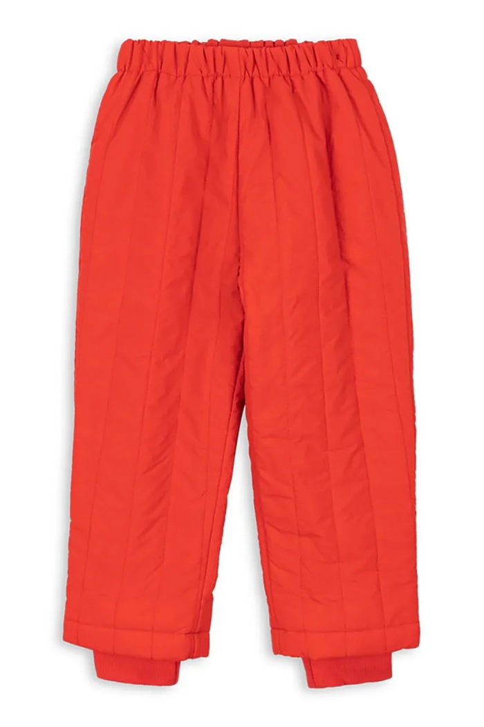 Dětské kalhoty Konges Sløjd JUNO PANTS látka červená KS104882.PPY2