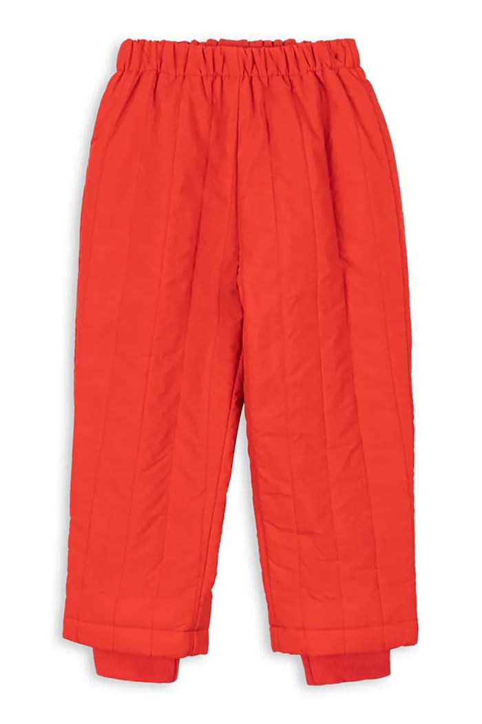 Dětské kalhoty Konges Sløjd JUNO PANTS látka červená KS104882.PPY2