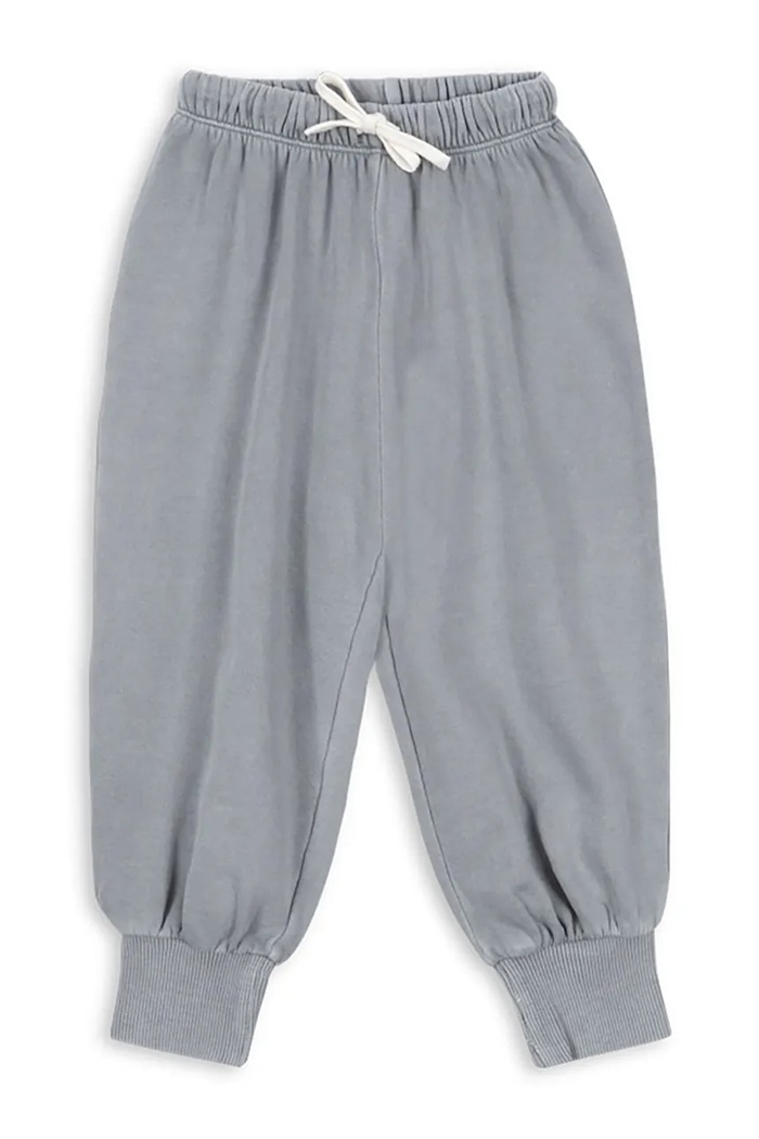 Detské bavlnené tepláky Konges Sløjd LAI SWEAT PANTS OCS bavlna modrá KS104925.PPY2